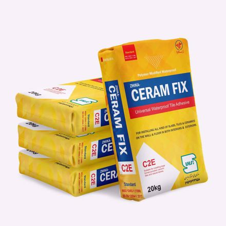 تصویر از سرام فیکس C2E | چسب کاشی صادراتی پودری ژیکاوا
